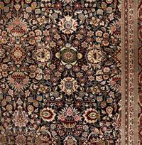 A Silk Tabriz Rug