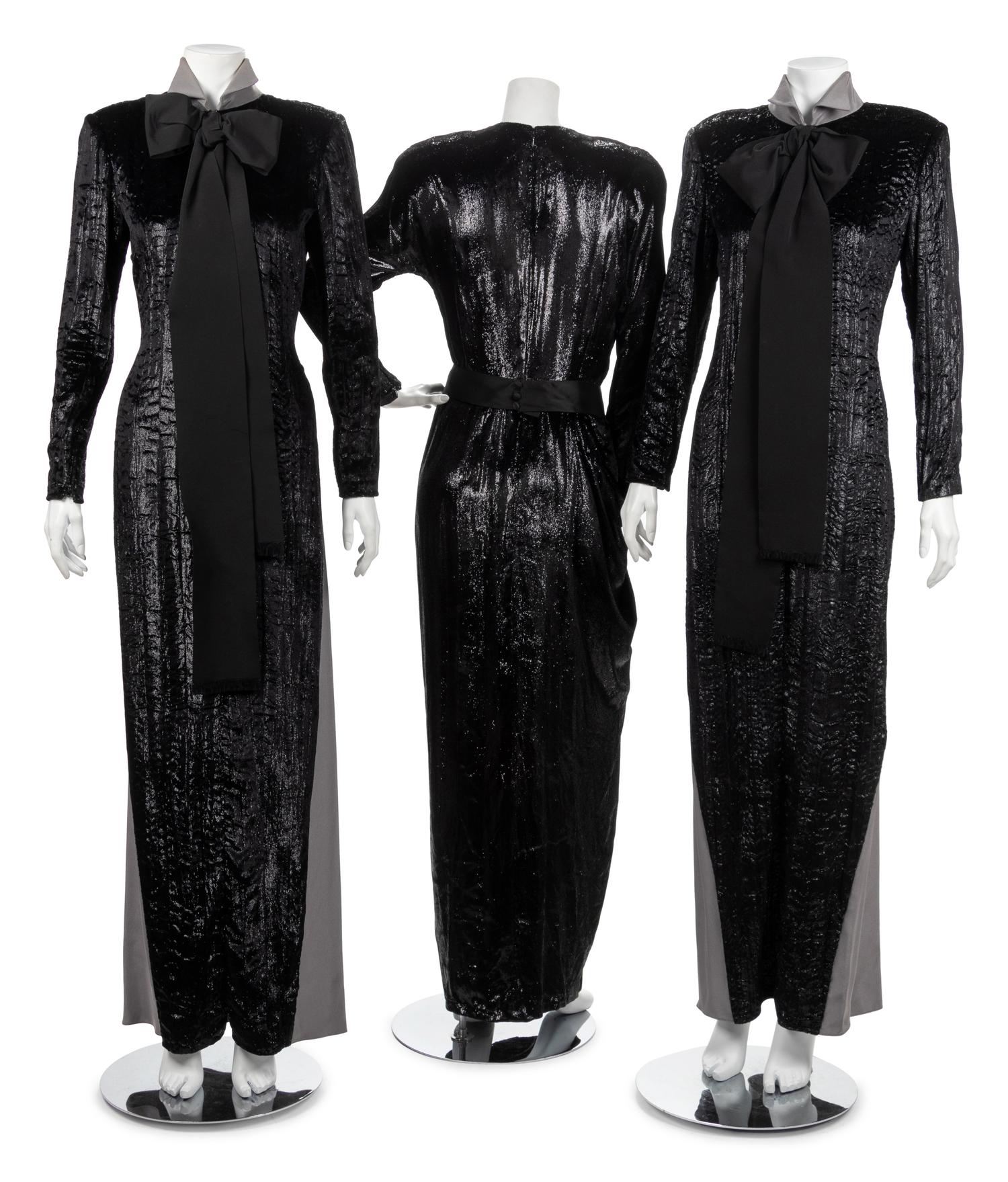 Three Geoffrey Beene Dresses, Fall 1989