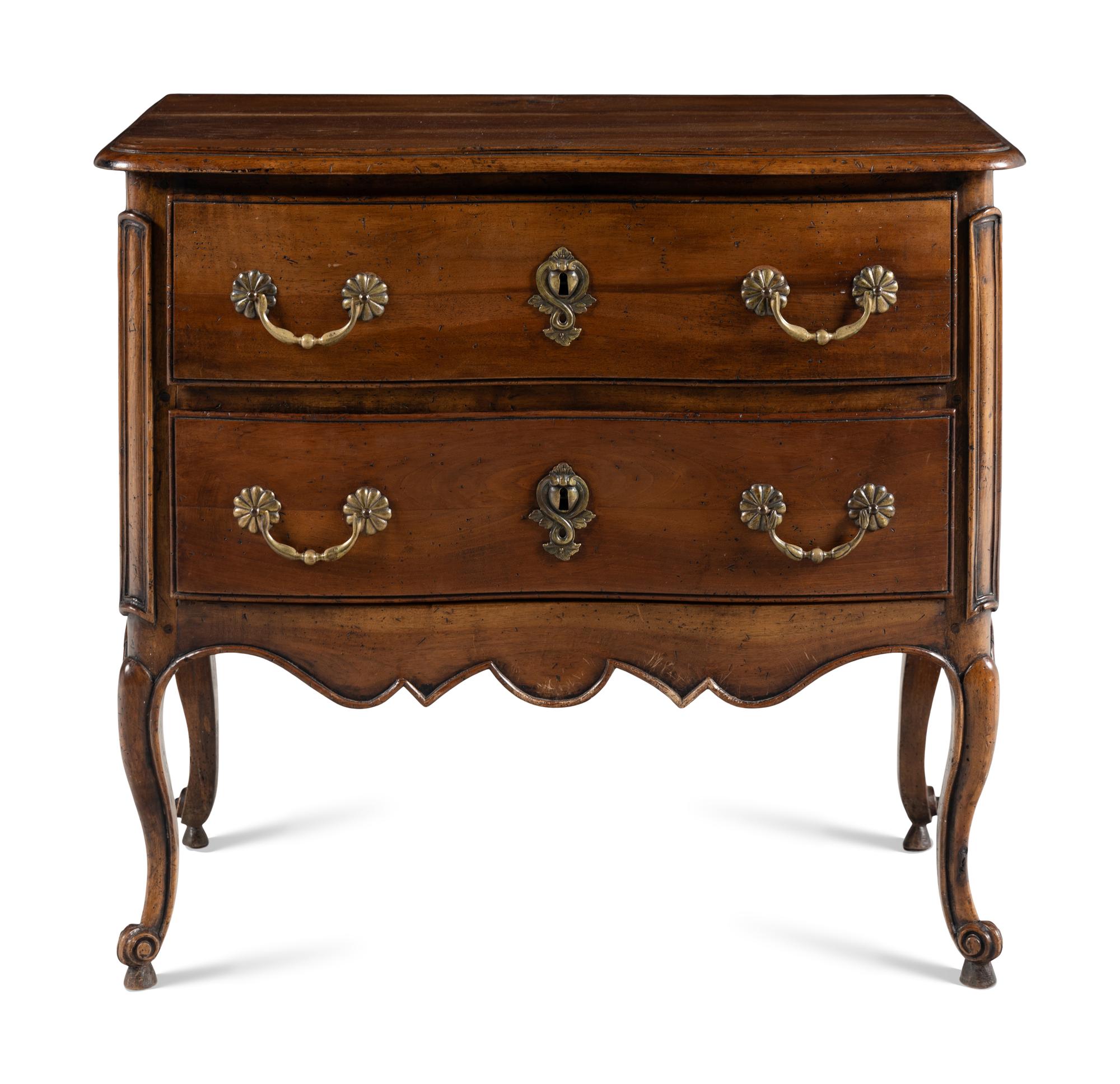A Louis XV Provincial Fruitwood Commode