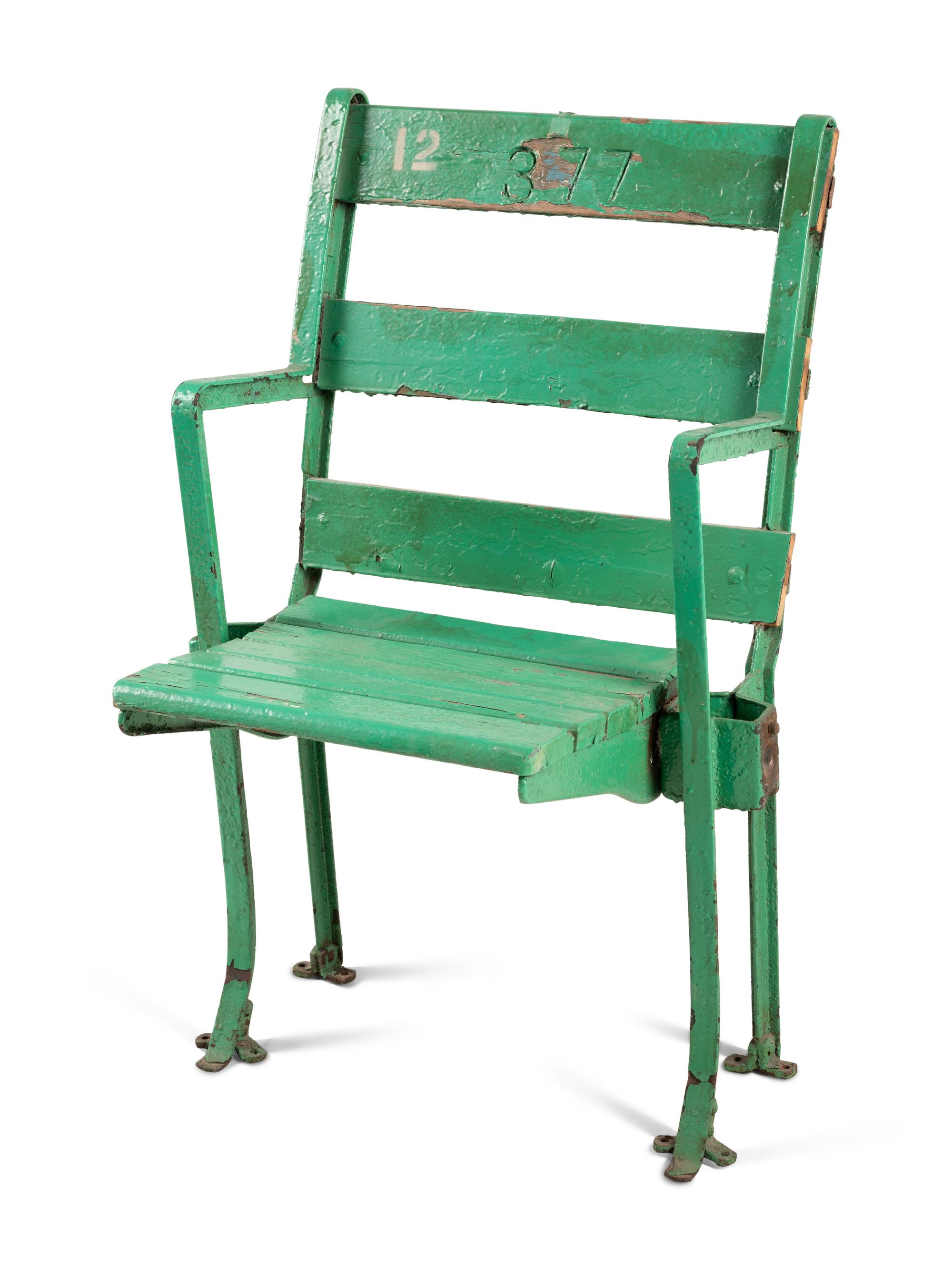 An Original Vintage Old Comiskey Park Seat Chair