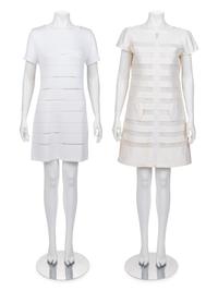 Two Courrèges Knit Dresses, 1980-2000s