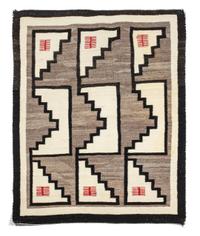 Two Navajo Rugs First: 60 x 37 inches. — 2ND QUARTER 20TH CENTURY