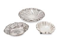 A Group of Six Continental Silver Table Articles
