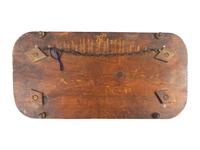 A Victorian Glass Beaded and Walnut Tea Tray — 19TH CENTURY