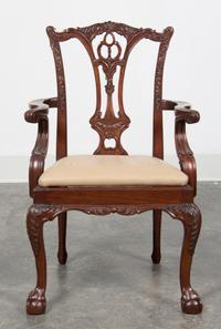 A Chippendale Style Mahogany Child's Chair Height 24 1/4 inches. — MODERN
