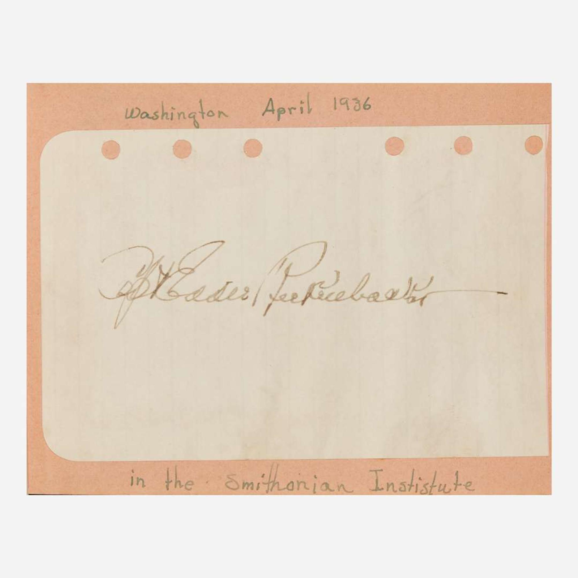 [Sports] Ruth, Babe, et al. Autograph Album, ca. 1930s