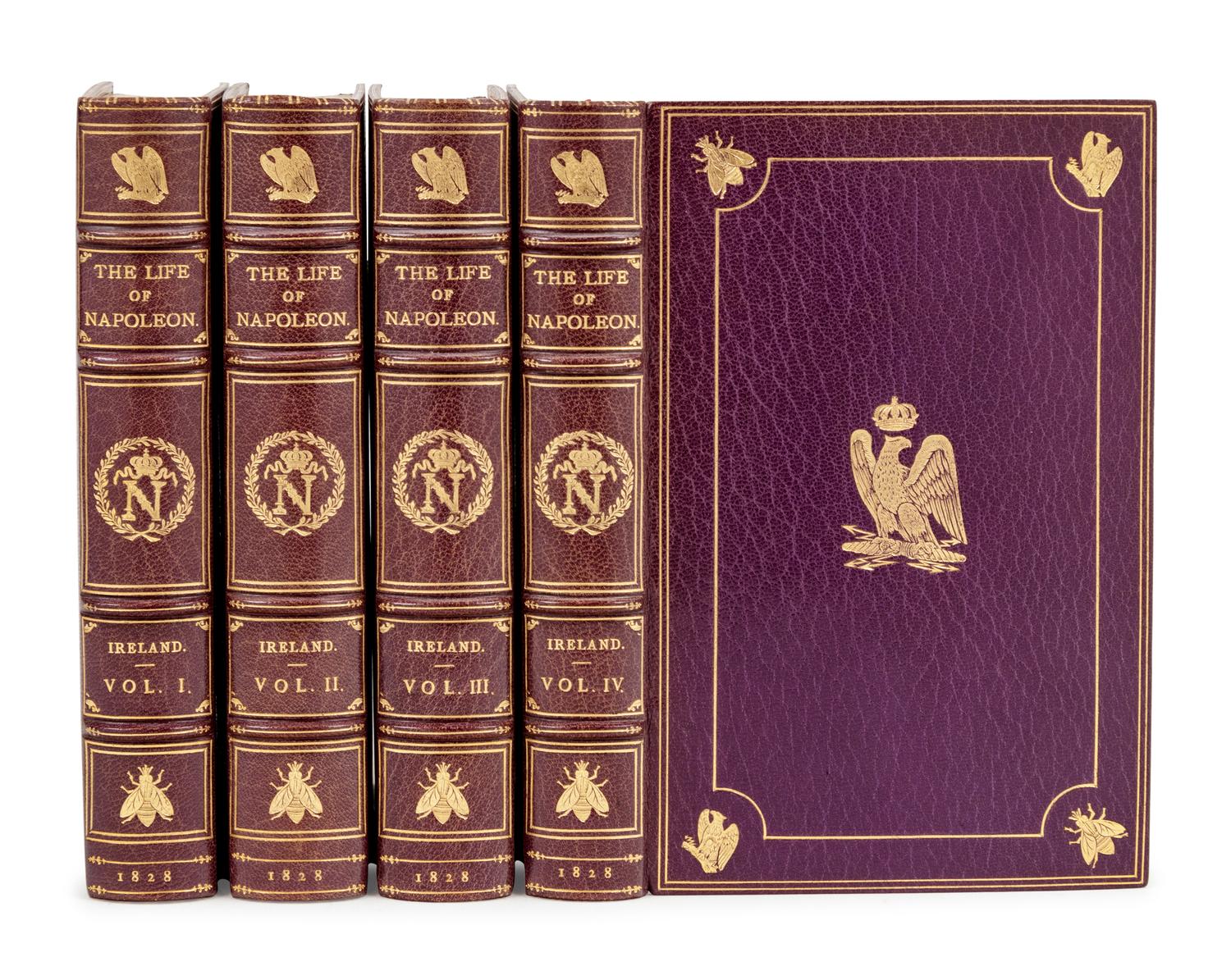 [NAPOLEON]. IRELAND, William H. Life of Napoleon Bonaparte . London: John Cumberland, 1828.