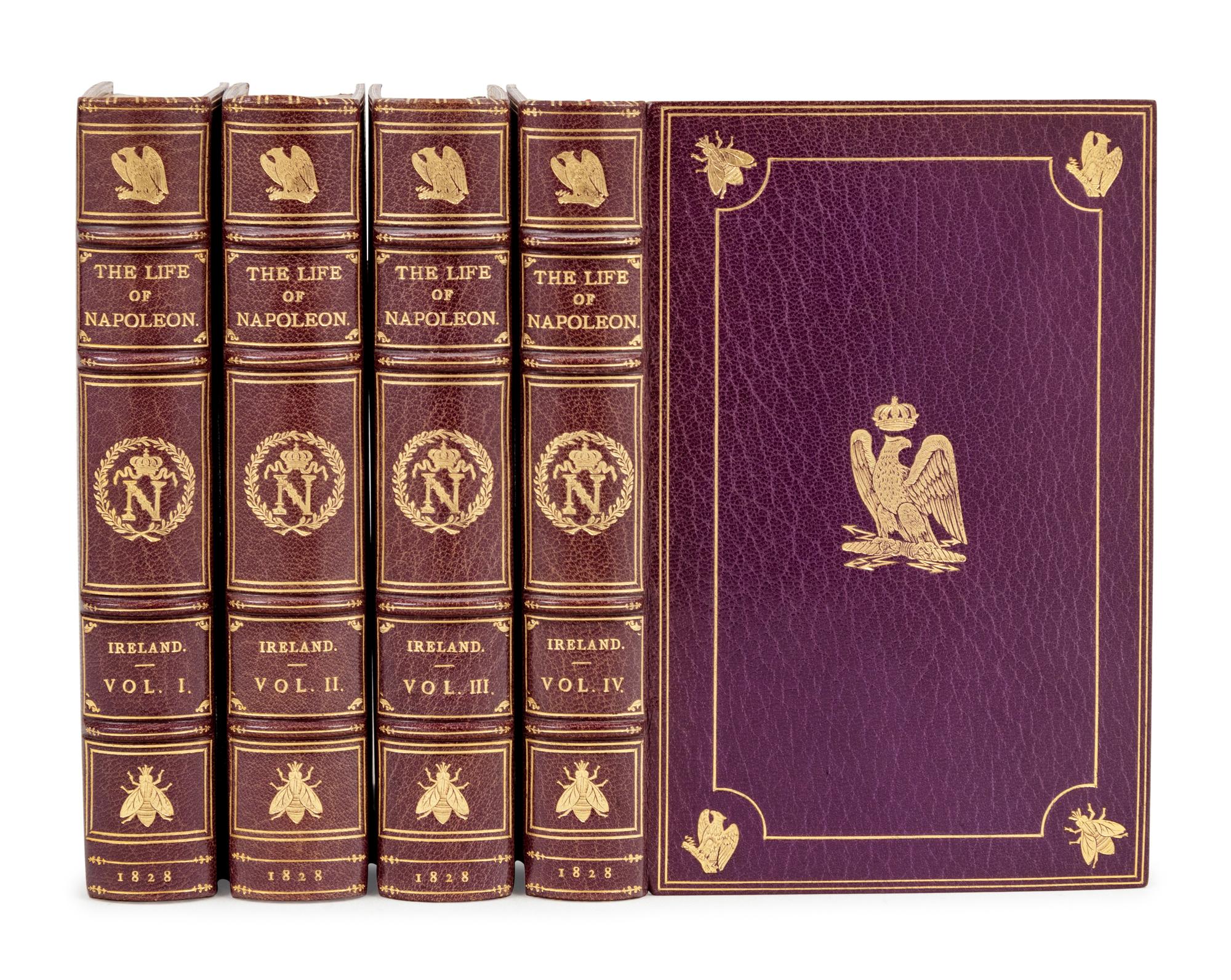[NAPOLEON]. IRELAND, William H. Life of Napoleon Bonaparte . London: John Cumberland, 1828.