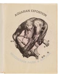 [Counter-culture] [Woodstock] Original program for the 1969 Woodstock Music & Art Fair