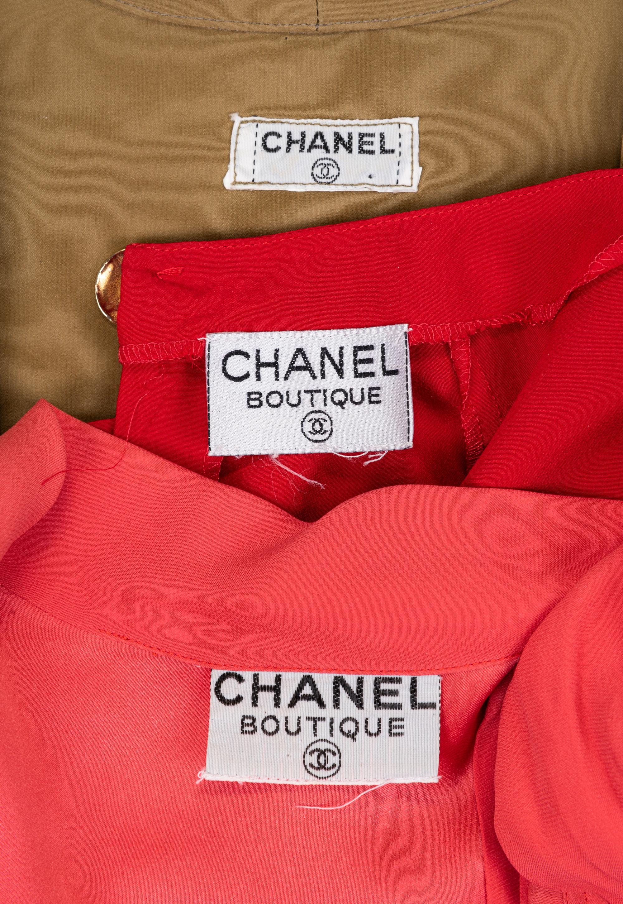 Three Chanel Tops, 1980-90s