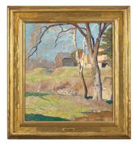 Sycamore and Elm , 1932