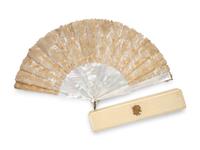 Bertha Palmer's Personal Items: Vanity Items and Fan, 1890-1910