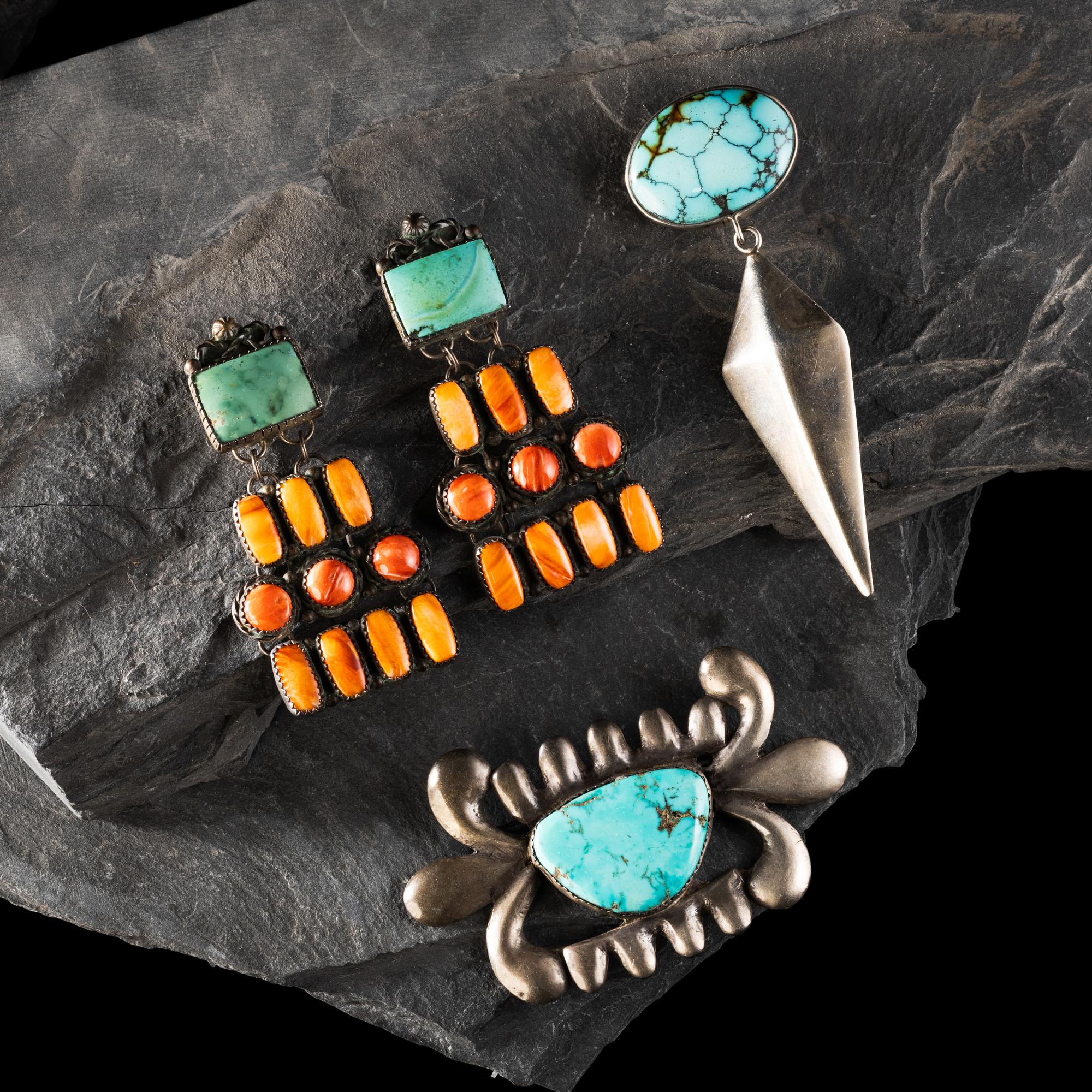 Navajo Silver and Turquoise Jewelry