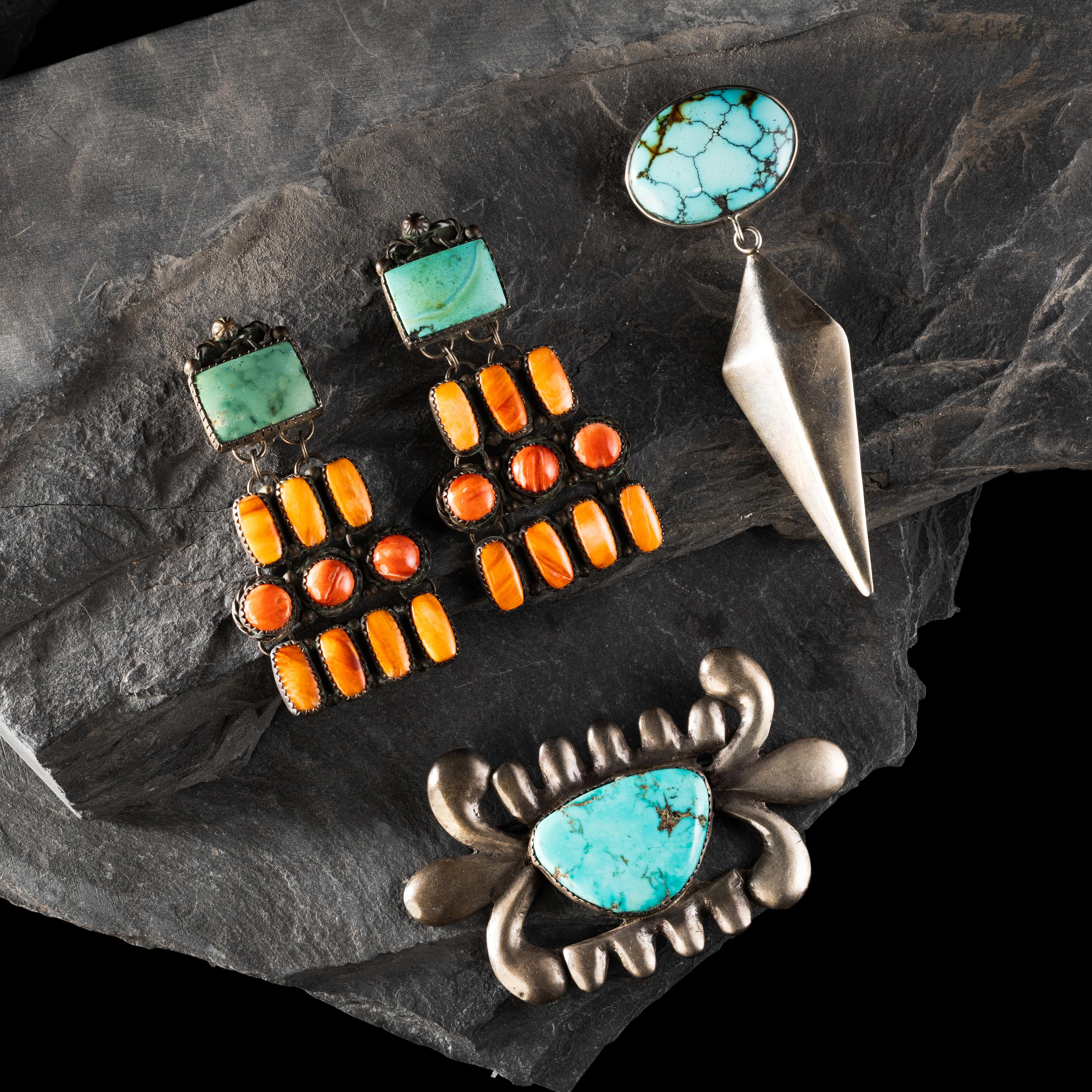 Navajo Silver and Turquoise Jewelry