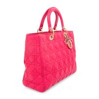 CHRISTIAN DIOR, LARGE PINK LADY DIOR BAG