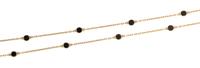 A Yellow Gold and Onyx Longchain, 8.00 dwts.