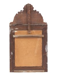 Four Dutch Baroque Style Pressed Brass Mirrors