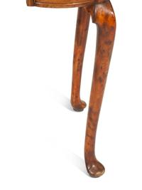 A George I Burl Walnut Dressing Table