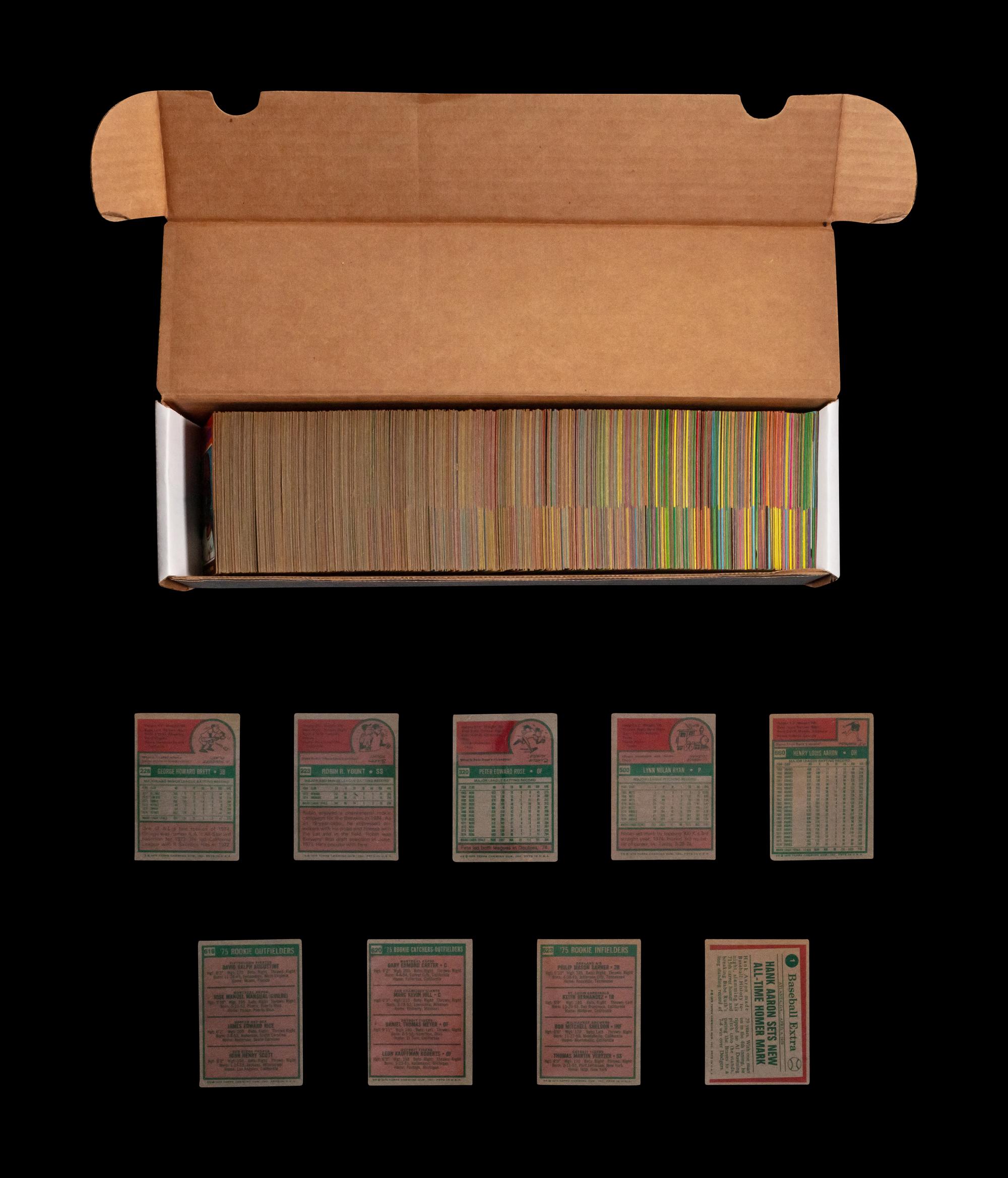 A Complete Set of 1975 Topps Baseball Cards (660/660)