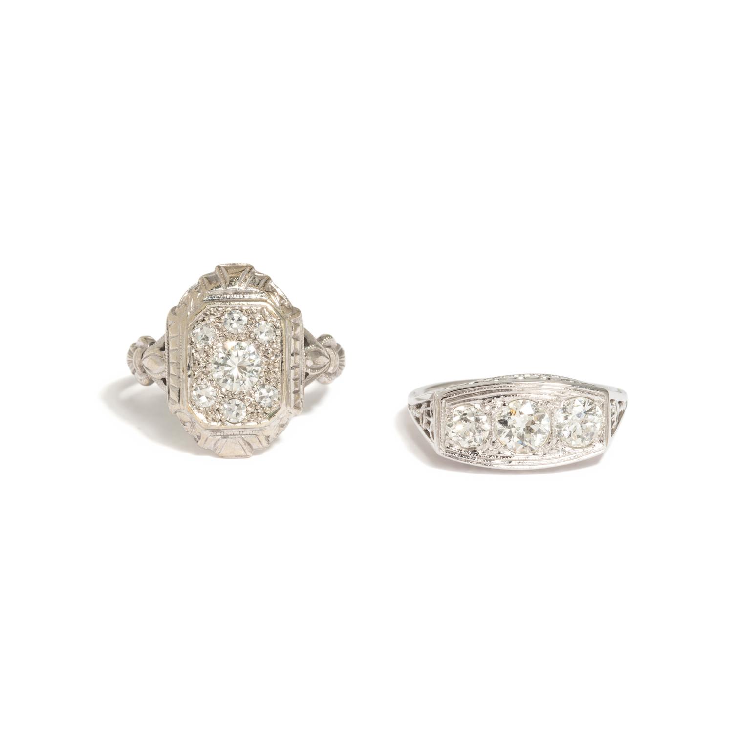 TWO DIAMOND RINGS