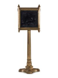 A Gothic Revival Gilt Bronze Building Directory