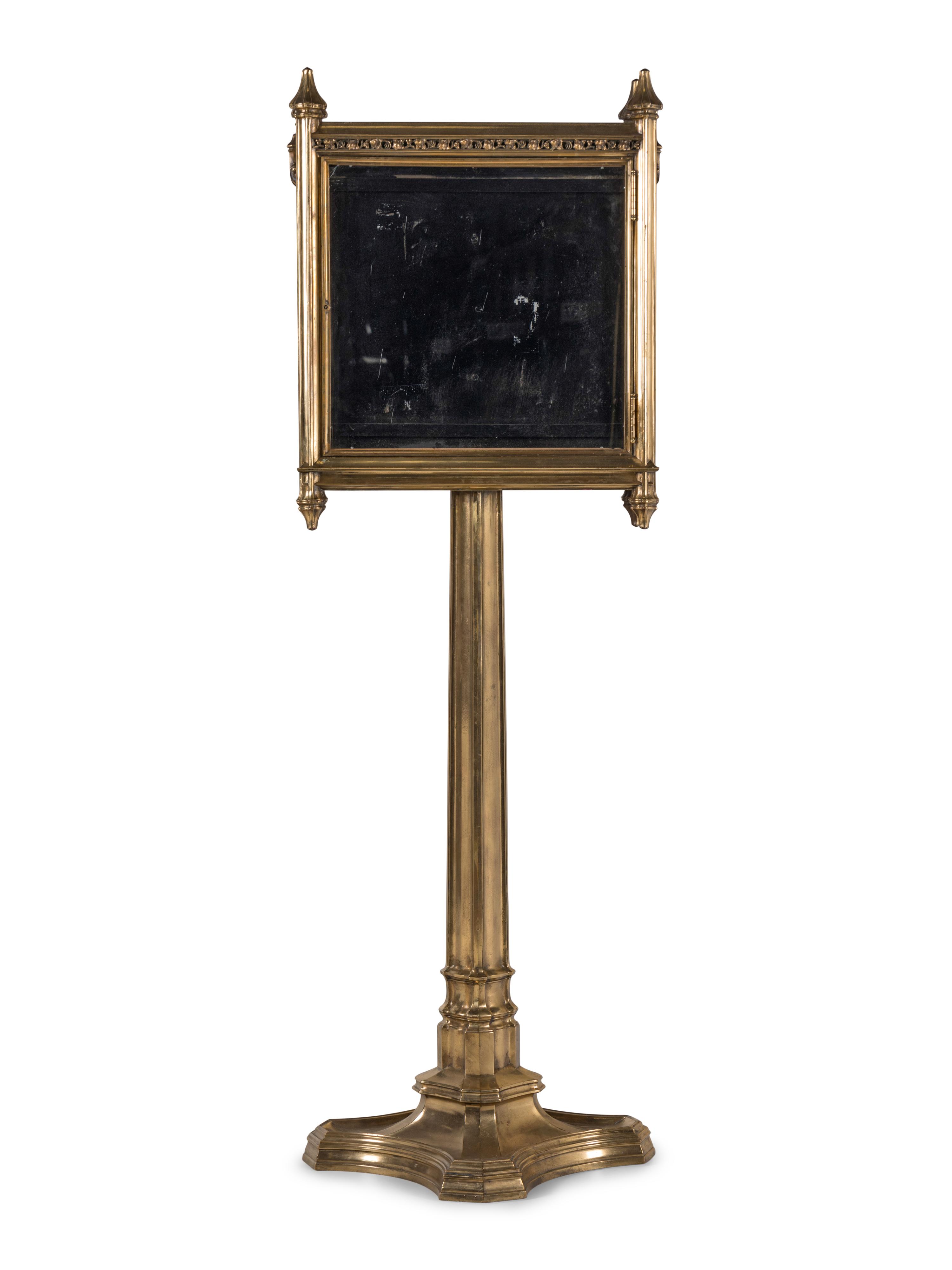 A Gothic Revival Gilt Bronze Building Directory