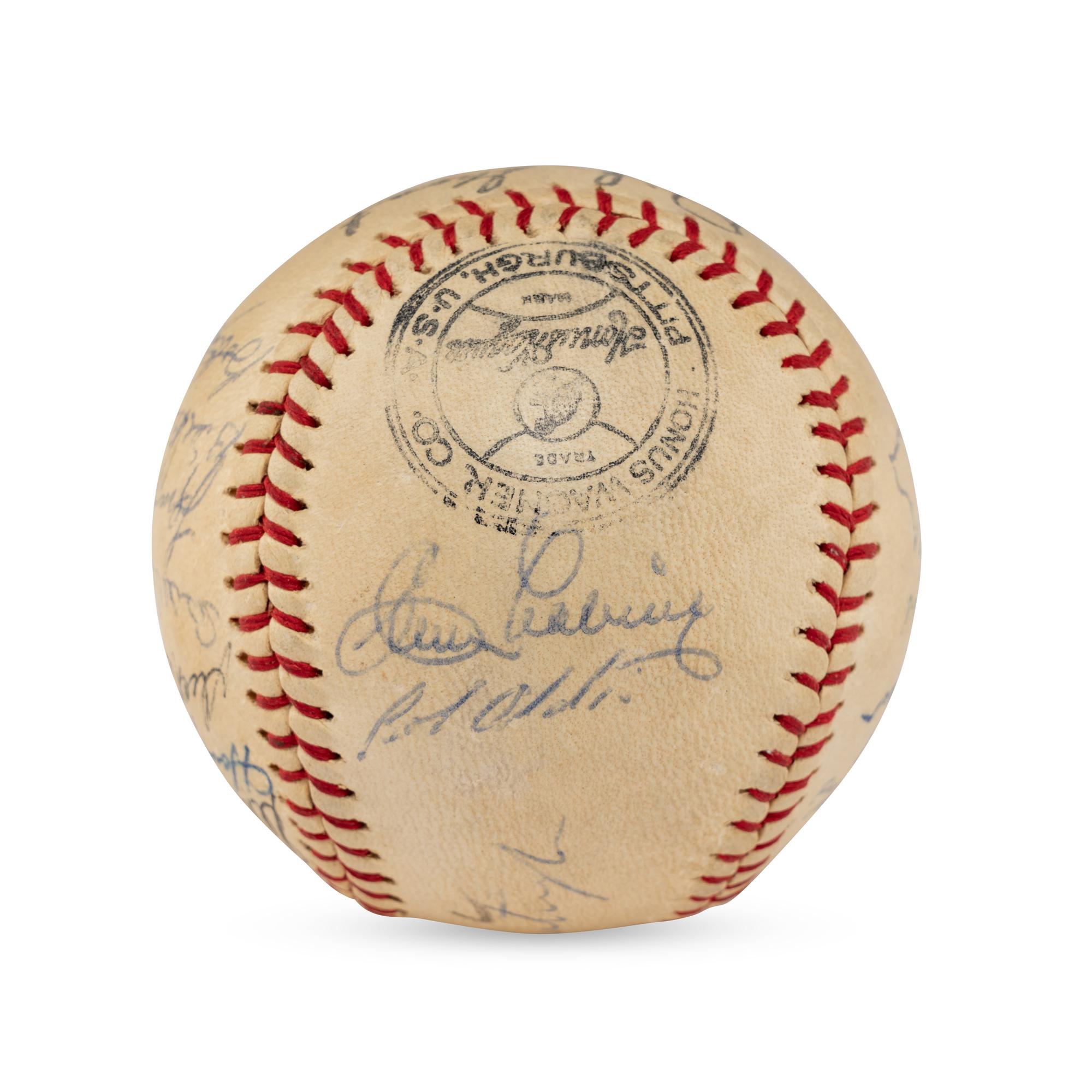 A 1960 Pittsburgh Pirates Team Signed Autograph Baseball