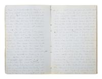 [SHIPWRECK MANUSCRIPT]. JEWETT, Fayette. "Journal of a Voyage from Boston to Smyrna in Bark Edisto Capt. Kendrick." 21 March-29 April 1853.