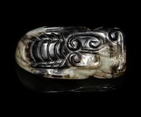 Two Chinese Carved Jade Animal Pendants