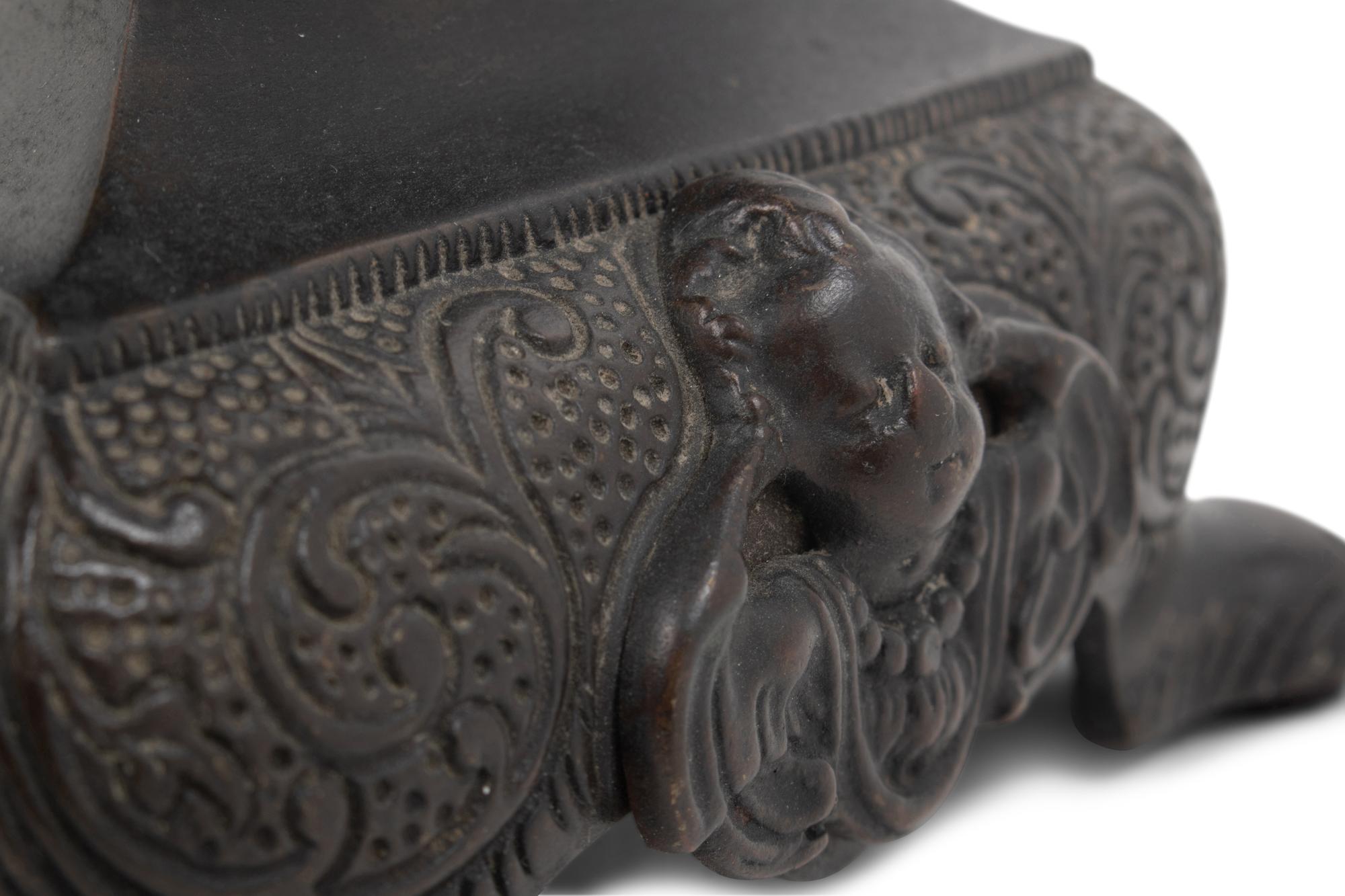 An Italian Bronze Pricket Mounted as a Lamp
