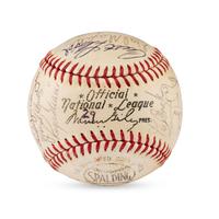 A 1968 St. Louis Cardinals Team Signed Autograph Baseball