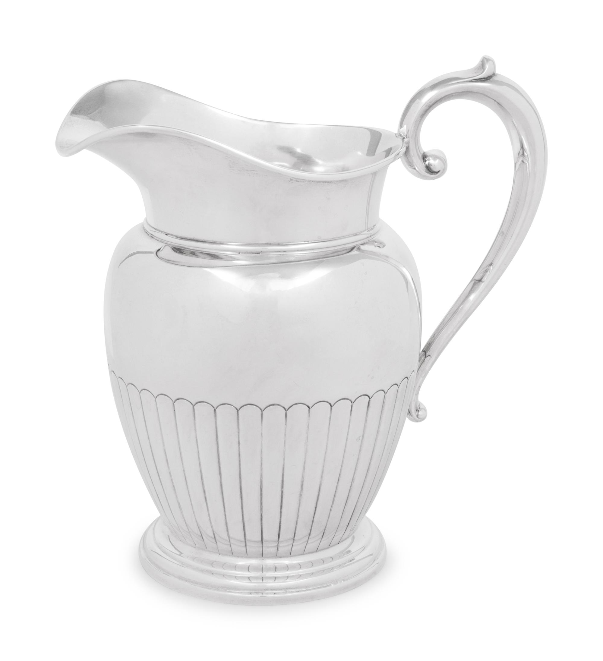 An American Silver Water Pitcher