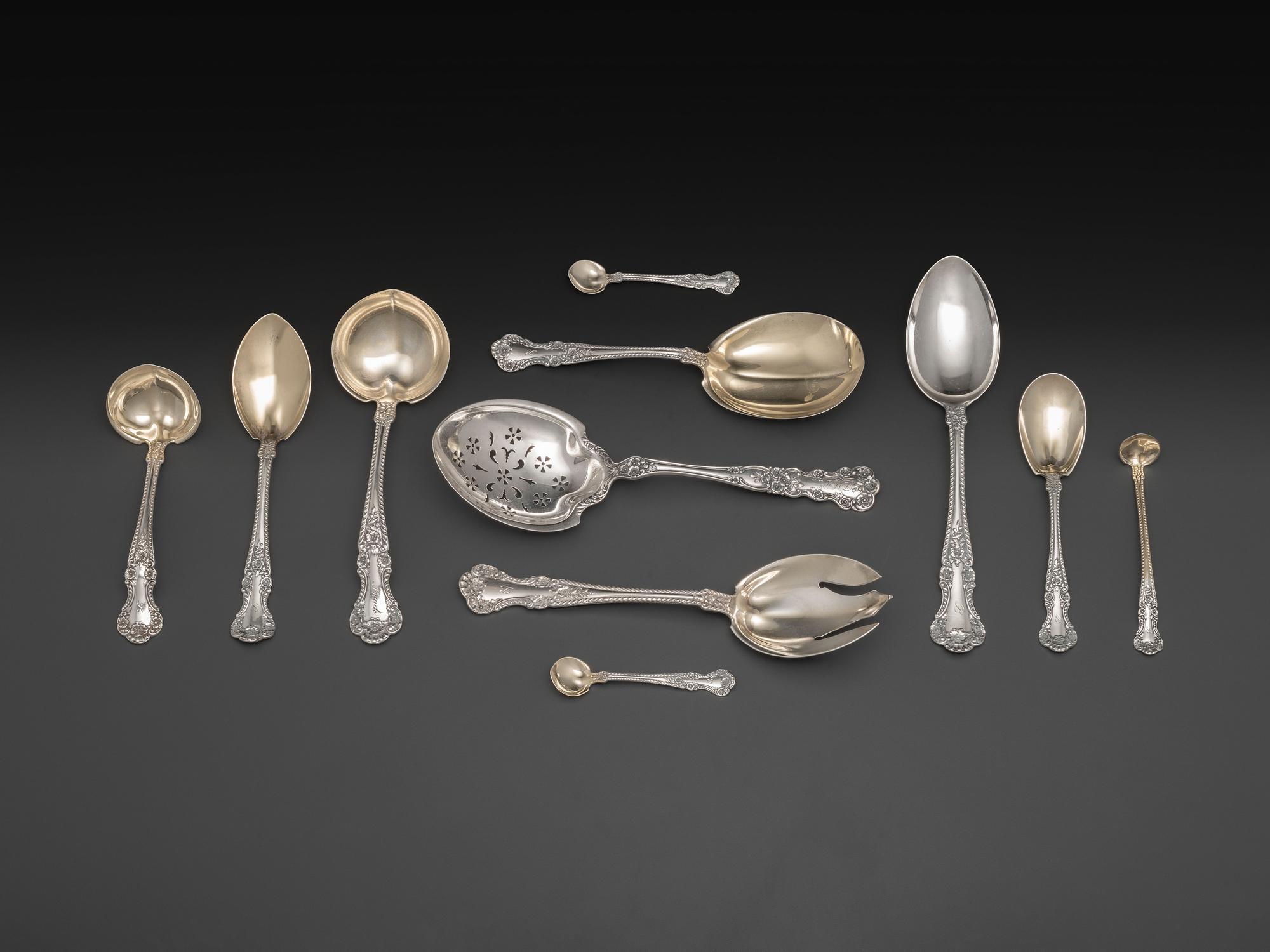 An American Silver Flatware Service