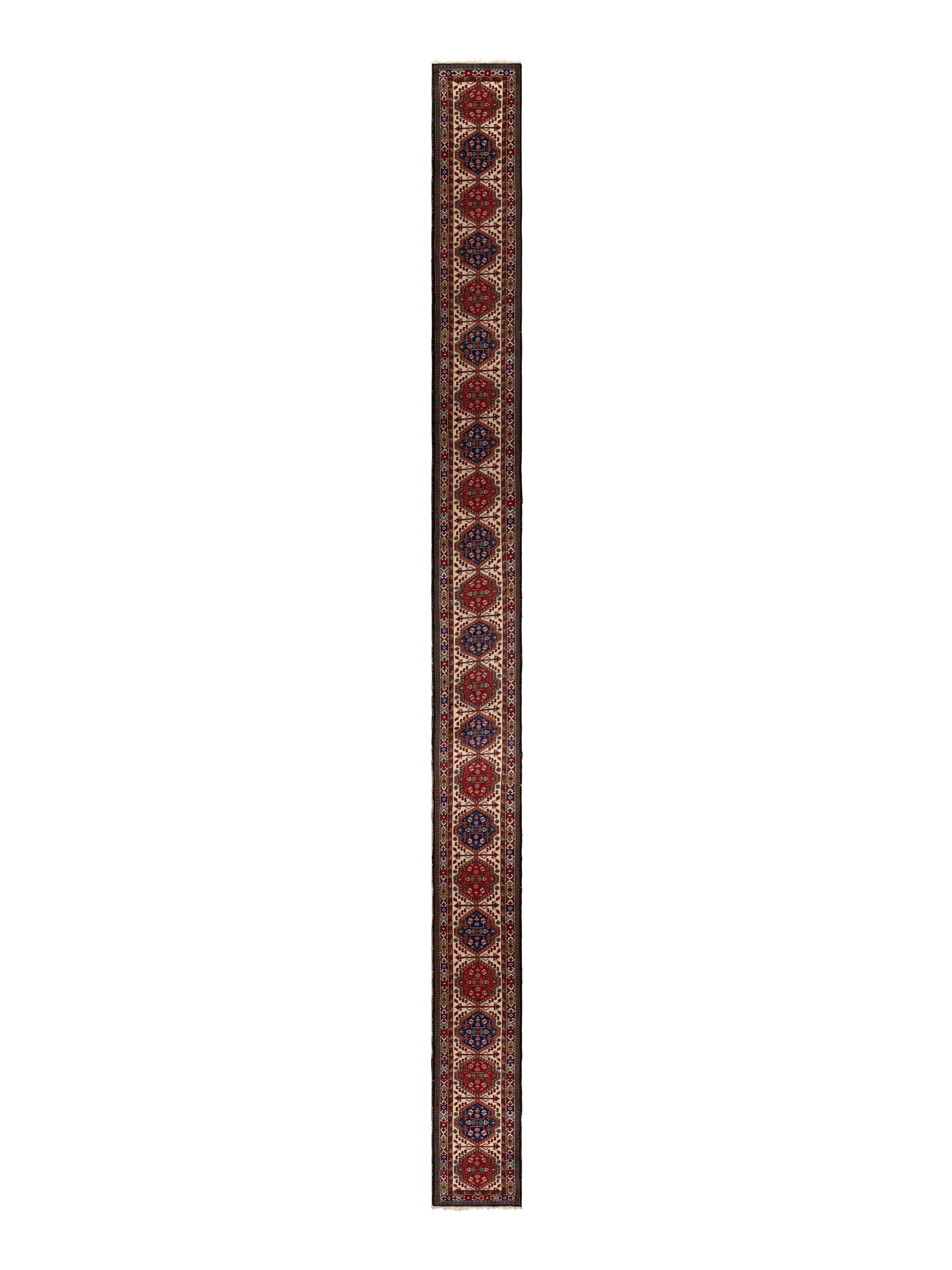 A Heriz Wool Runner
