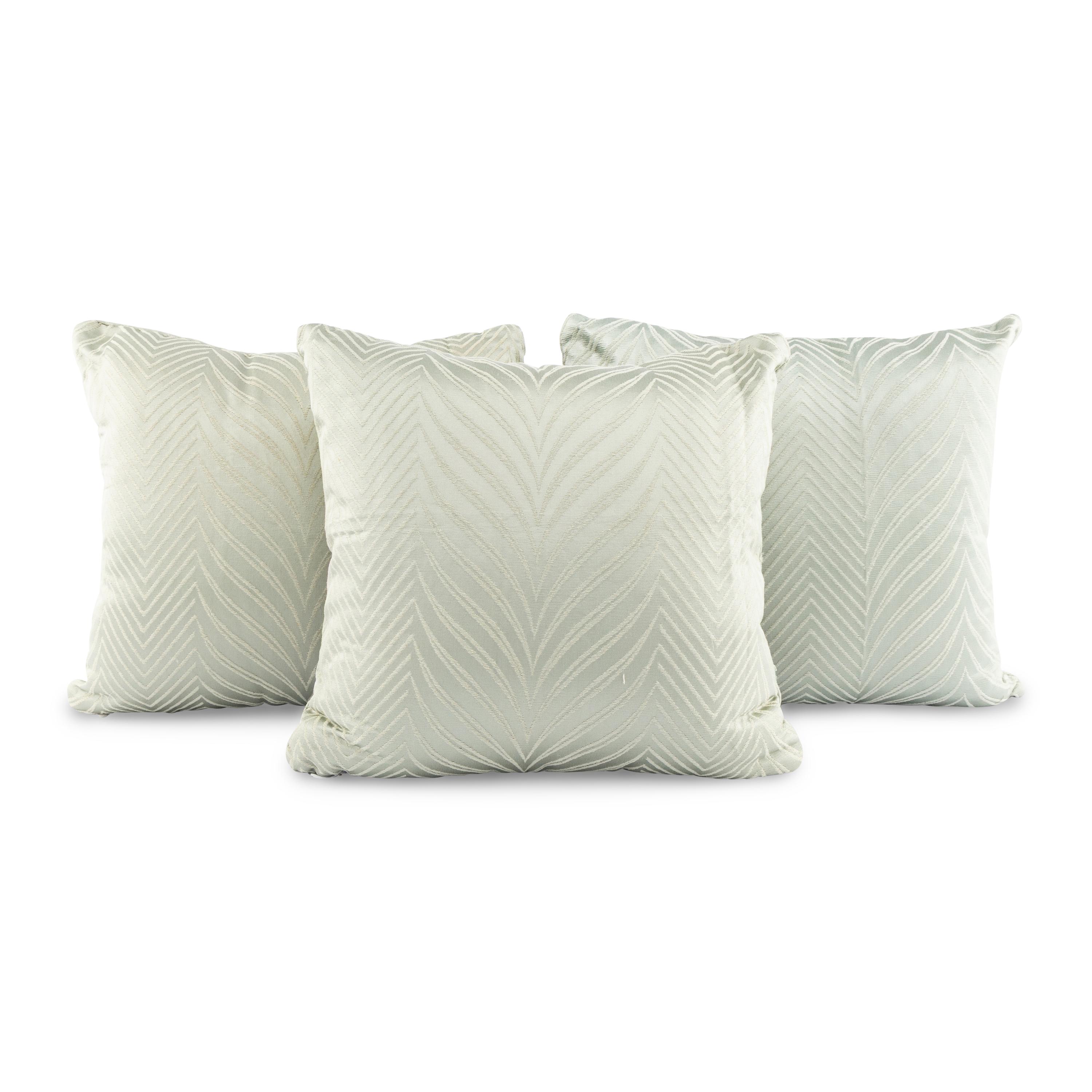 Three Needlework Throw Pillows