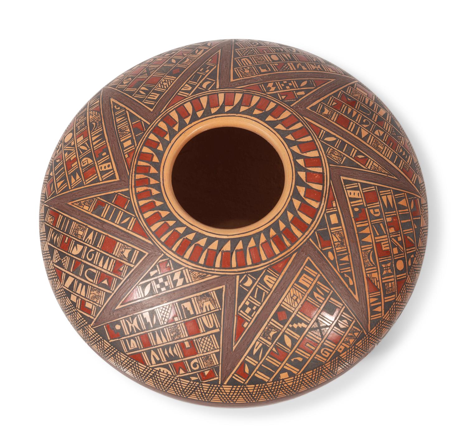 Polychrome Pottery Bowl