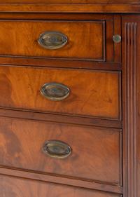 A Federal Style Mahogany Bureau Bookcase