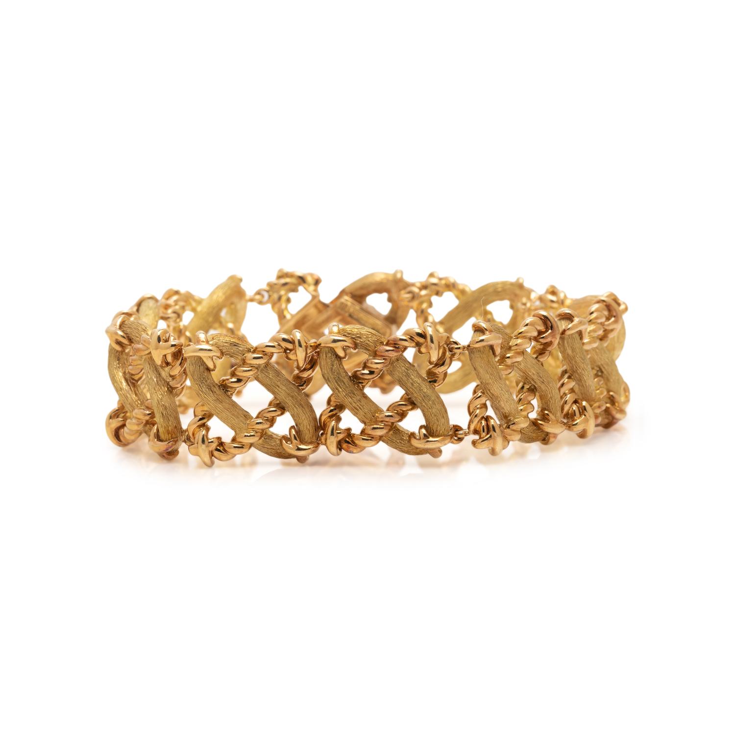 TIFFANY & CO., SCHLUMBERGER, YELLOW GOLD BRACELET