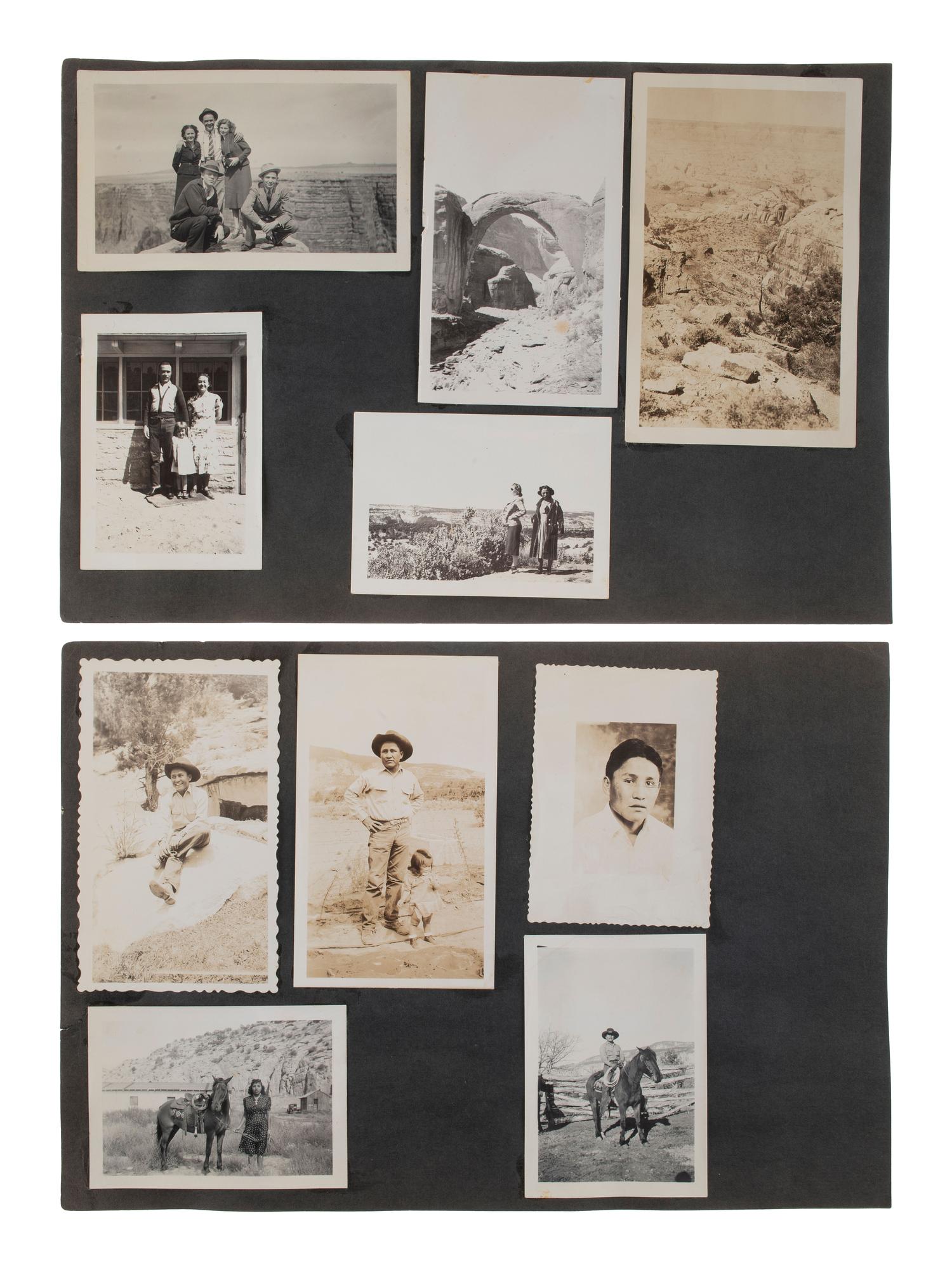 [NATIVE AMERICANS]. 125 photographs of Southwestern scenery, dwellings, and Native Americans.