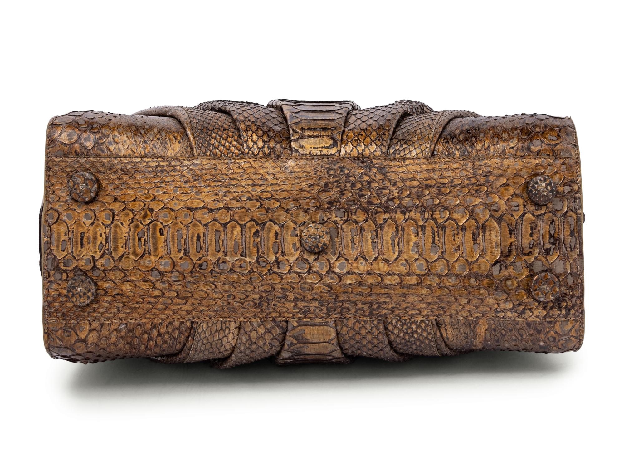 Nancy Gonzalez Multicolored Python Bag, 2000s