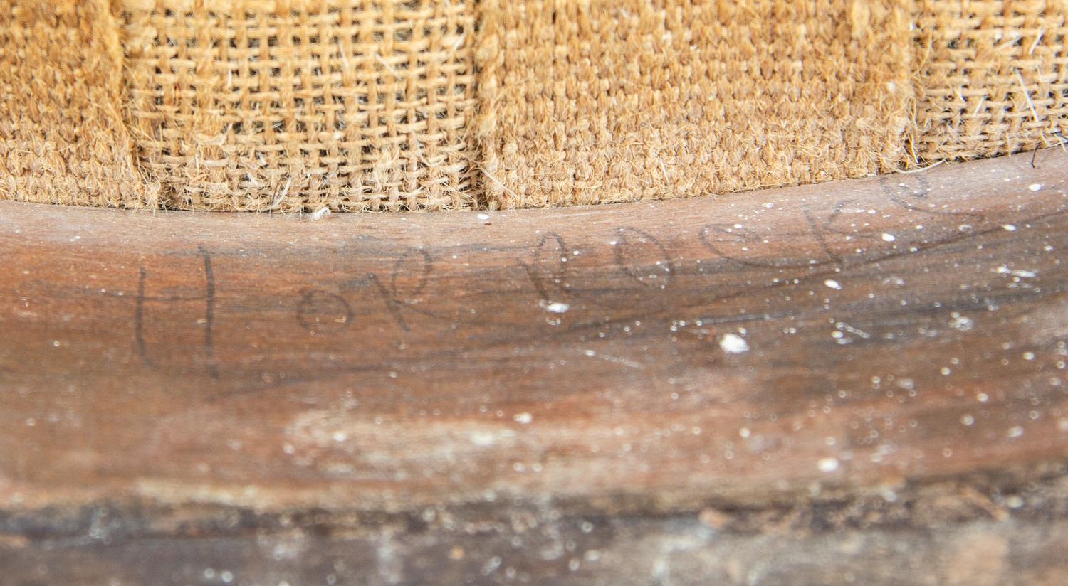 A George III Giltwood Window Bench