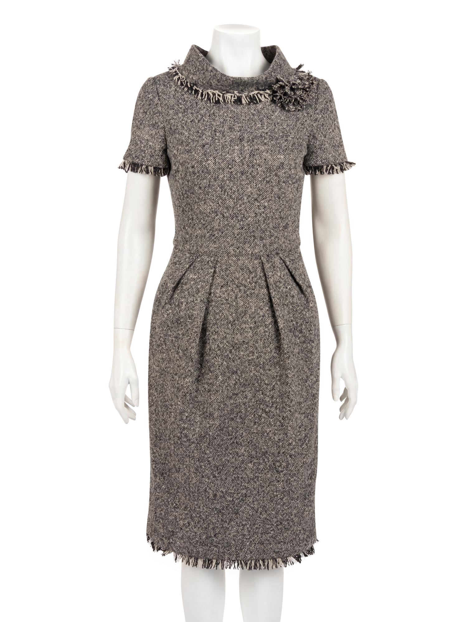 Oscar de la Renta Tweed Dress, Fall 2006