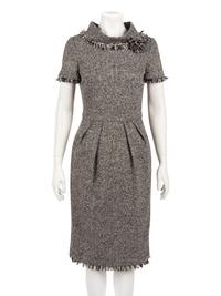 Oscar de la Renta Tweed Dress, Fall 2006