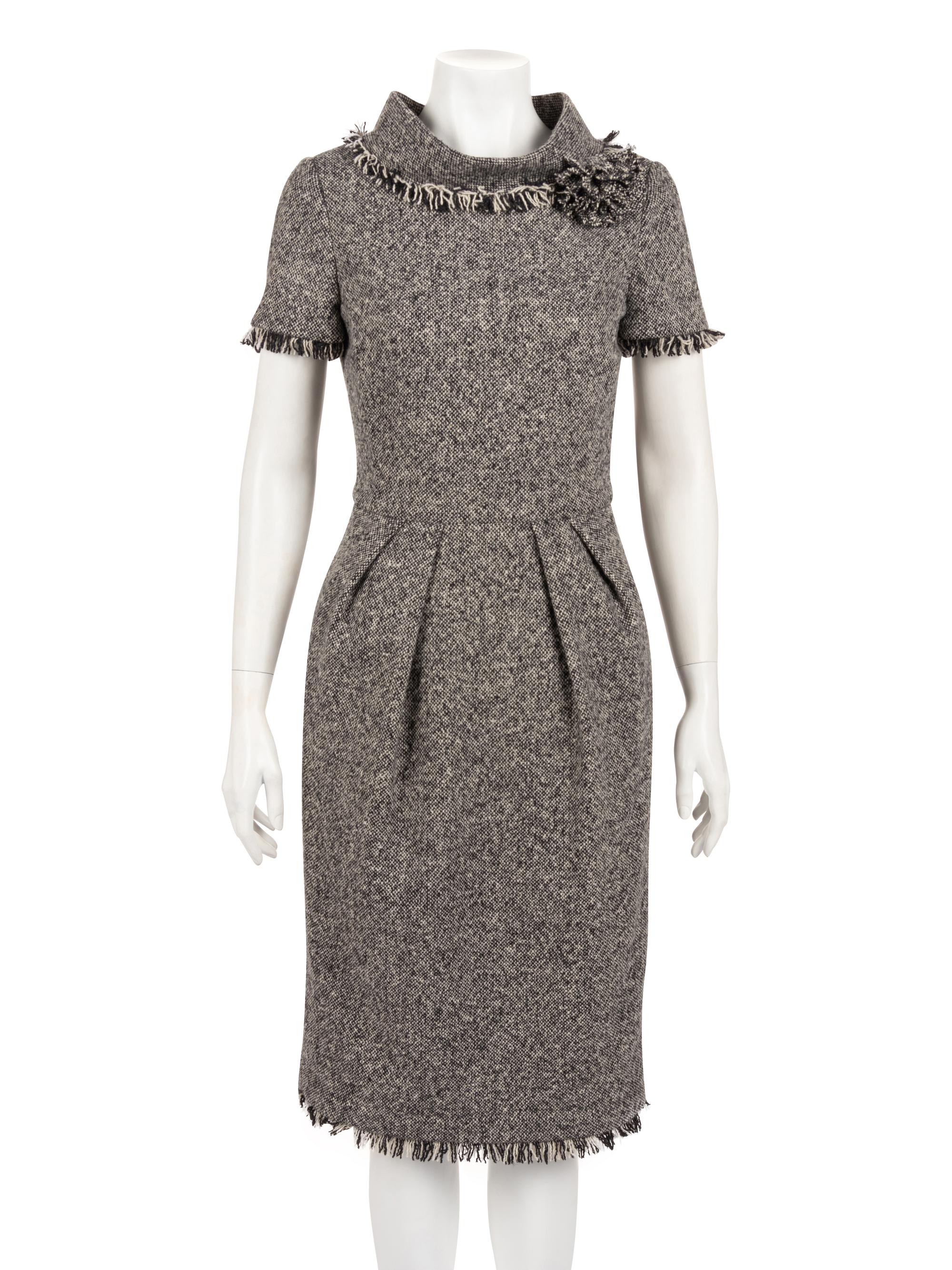 Oscar de la Renta Tweed Dress, Fall 2006