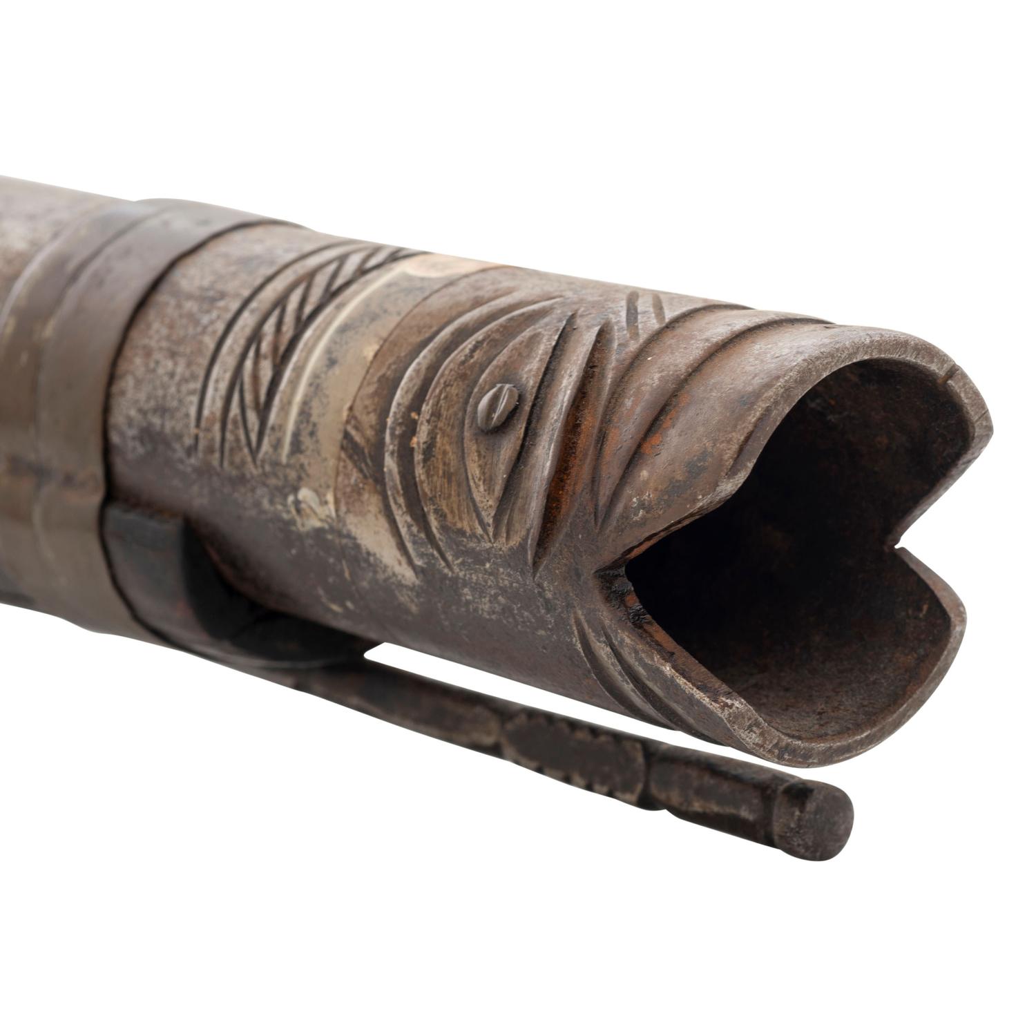 Unusually Large Khyber Pass Flintlock Jezail (Most Likely Rampart Gun) circa 1830