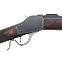 *Custom John Oberlies Winchester Model 1885 High Wall Rifle in .30-40 Krag