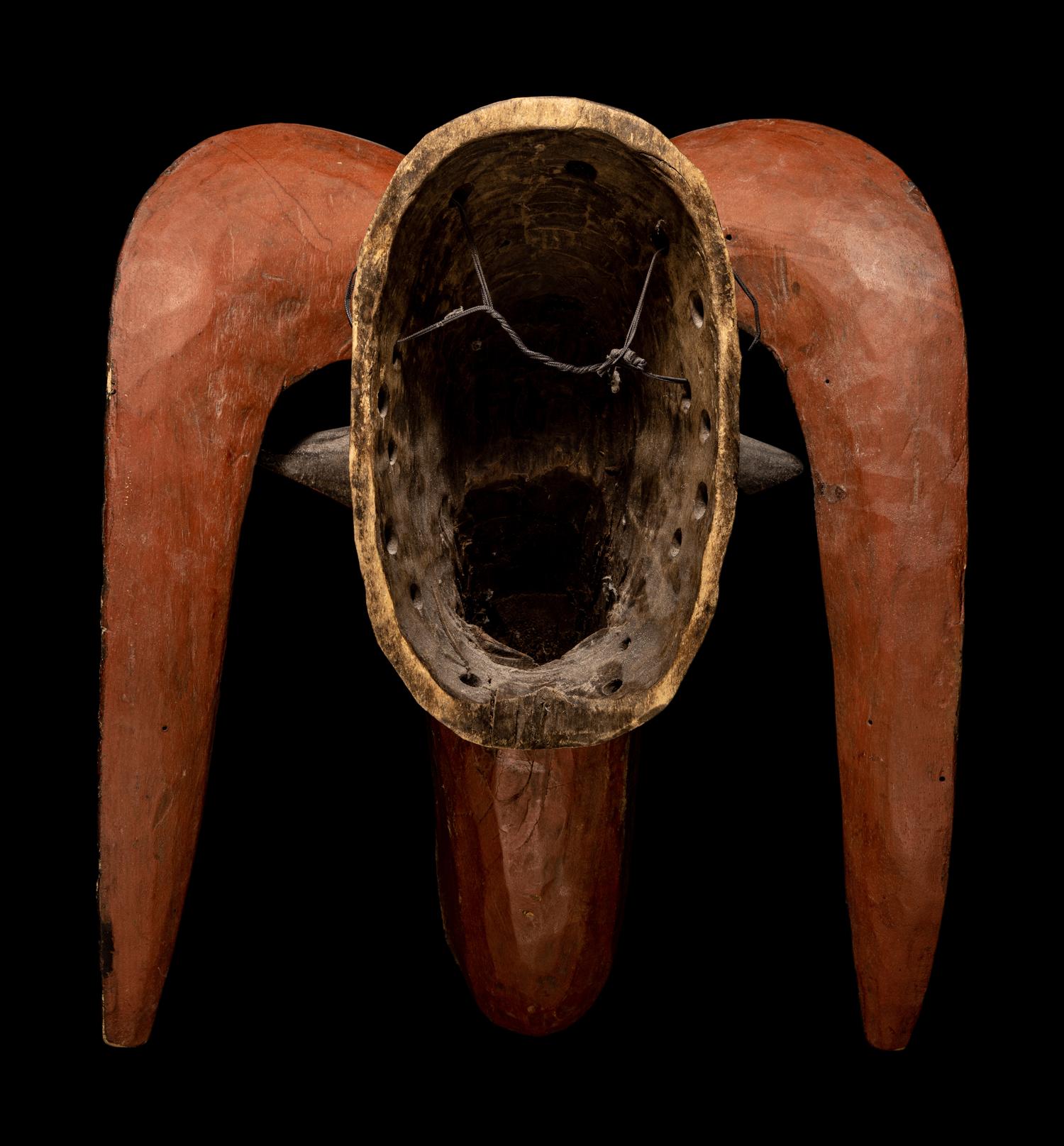 Two Mossi Wood Masks