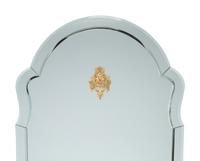A Pair of Italian Neoclassical Style Bronze Mounted Mirrors
