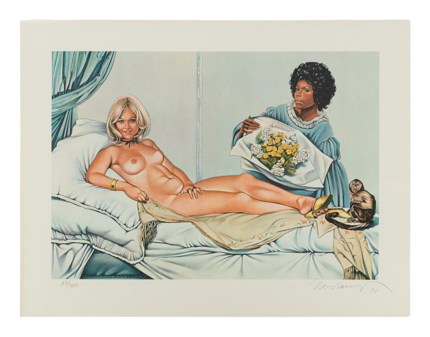 Mel Ramos ( complete portfolio of four prints with original cloth case)
