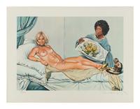 Mel Ramos ( complete portfolio of four prints with original cloth case)